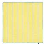 Table cloth Equipe, square Yellow / White