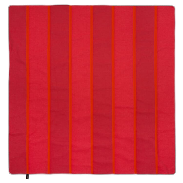 Nappe Equipe, carrée, Rouge / rouge clair