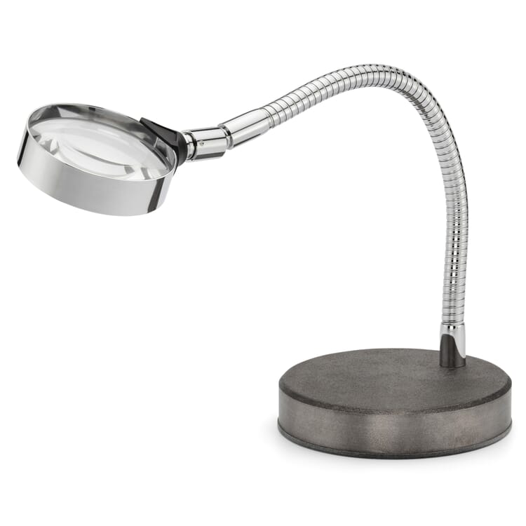 Stand magnifier with metal gooseneck
