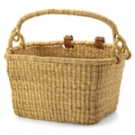 Bicycle basket Chinese reed