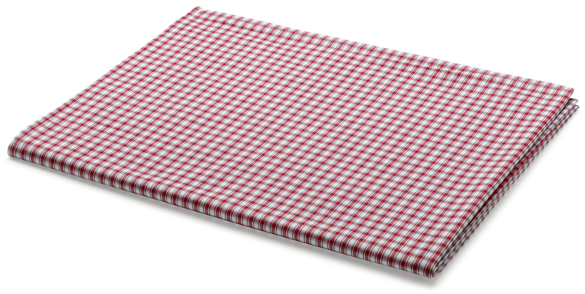 Tischdecke rot-weiß | cm kariert, 135 × 135 Manufactum