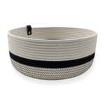 Cesta zigzag Grande Negro