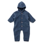 Kinderoverall Virgin Wool Fleece Blauw-melange