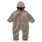 Kinderoverall Virgin Wool Fleece Bruin gemêleerd