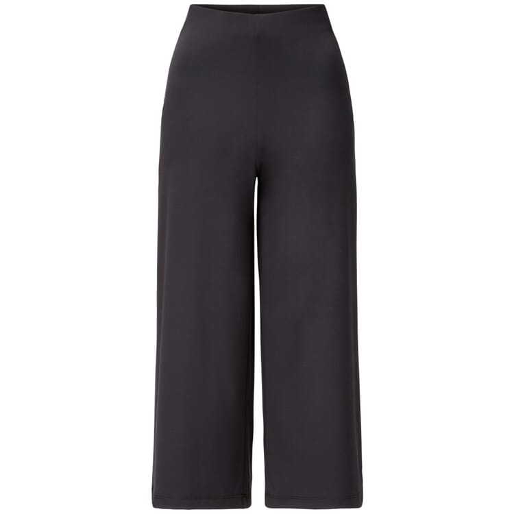 Pantalon de yoga 3/4 jambes larges, Noir