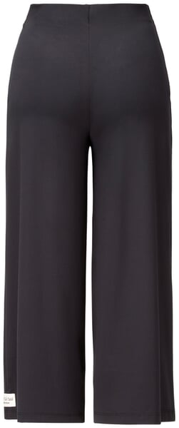 Yoga-3/4-Hose weites Bein Schwarz