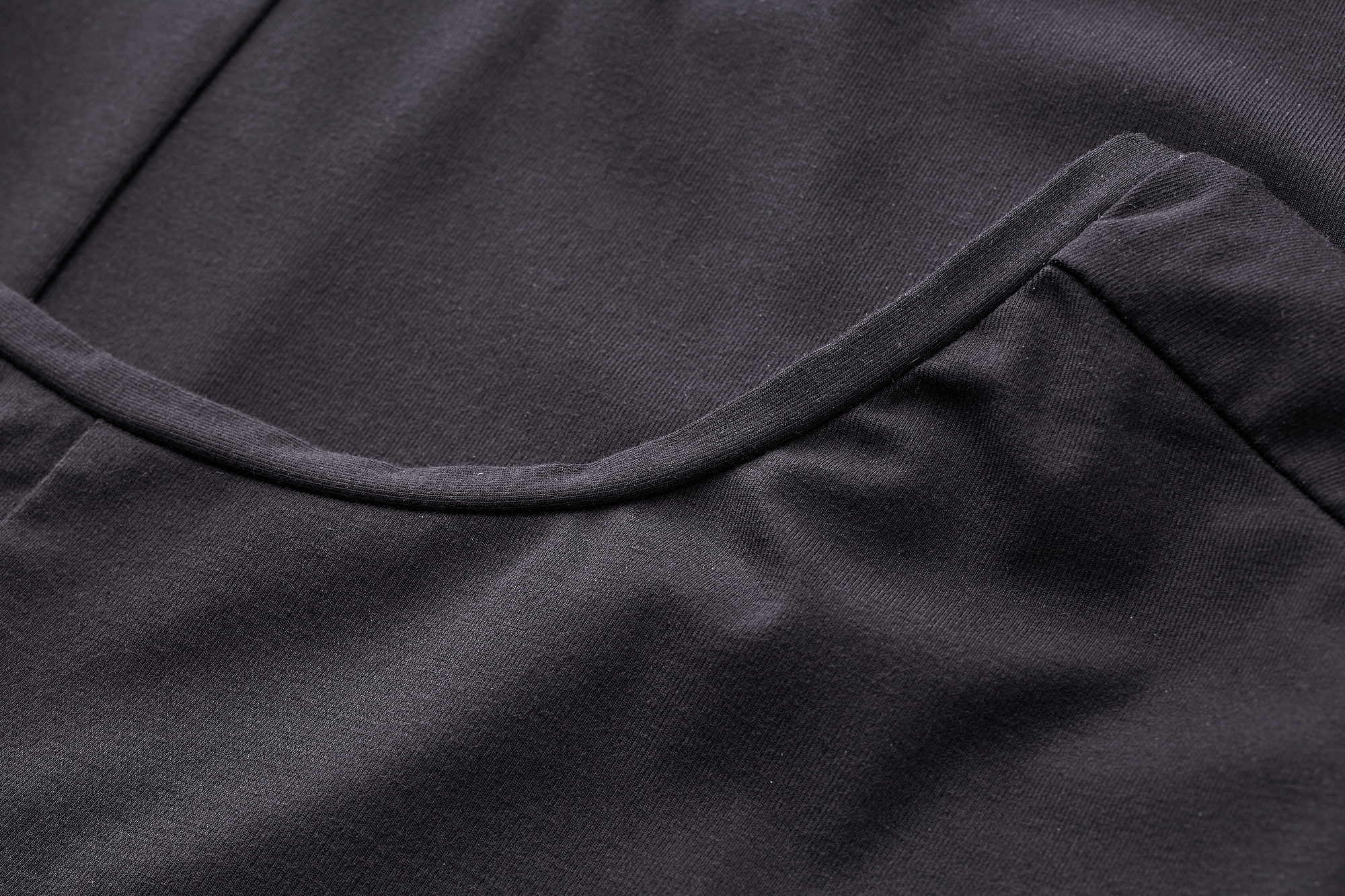 Top yoga a maniche lunghe Nero, Detailsicht