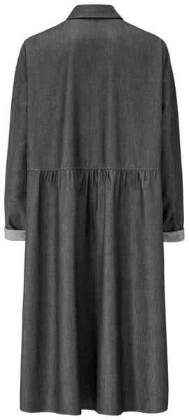 Blusekjole til kvinder med knapper Anthracite