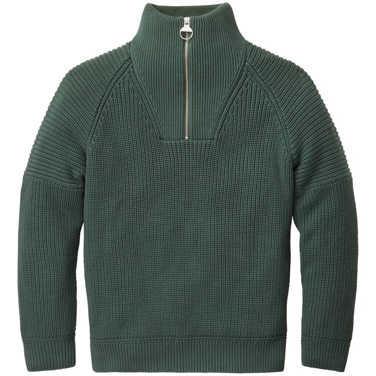 Troyen en tricot pour hommes, Vert foncé