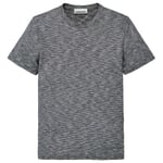 T-shirt homme structure Bleu-blanc