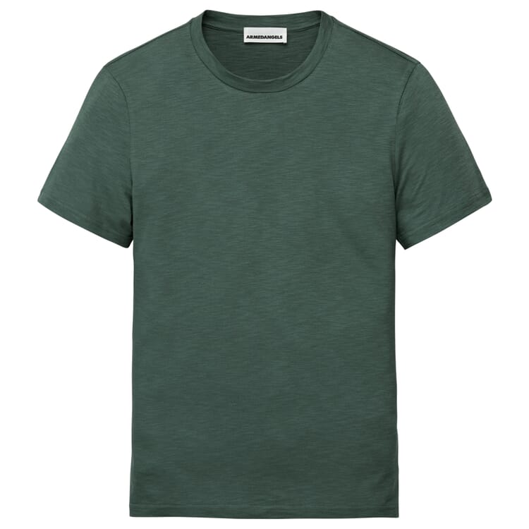 Heren T-shirt structuur, Groene melange