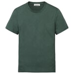 Herren-T-Shirt Struktur Grünmelange