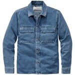 Skjortejakke til mænd Denim blå