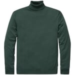 Herren-Rollkragenpullover Dunkelgrün