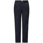 Heren Tapered Chino Broek Donkerblauw