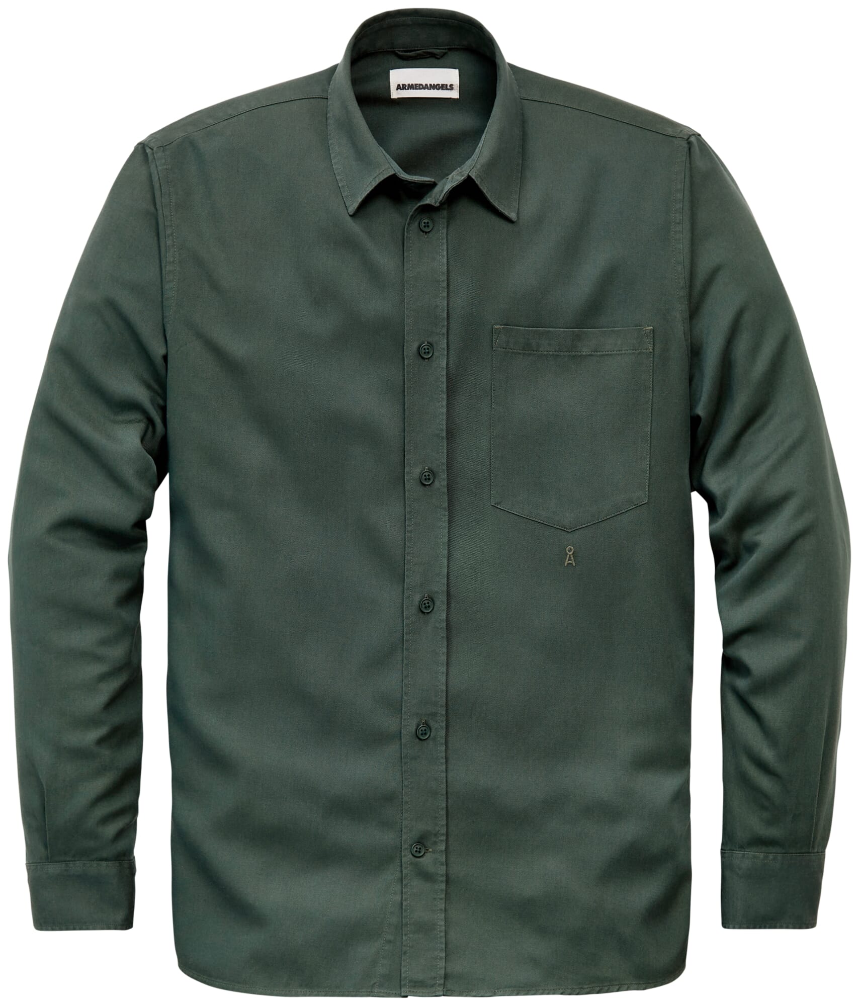 Chemise homme avec poche poitrine Vert fonce Manufactum