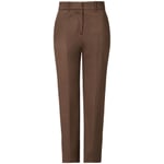 Pantalon chino pour femmes Marron