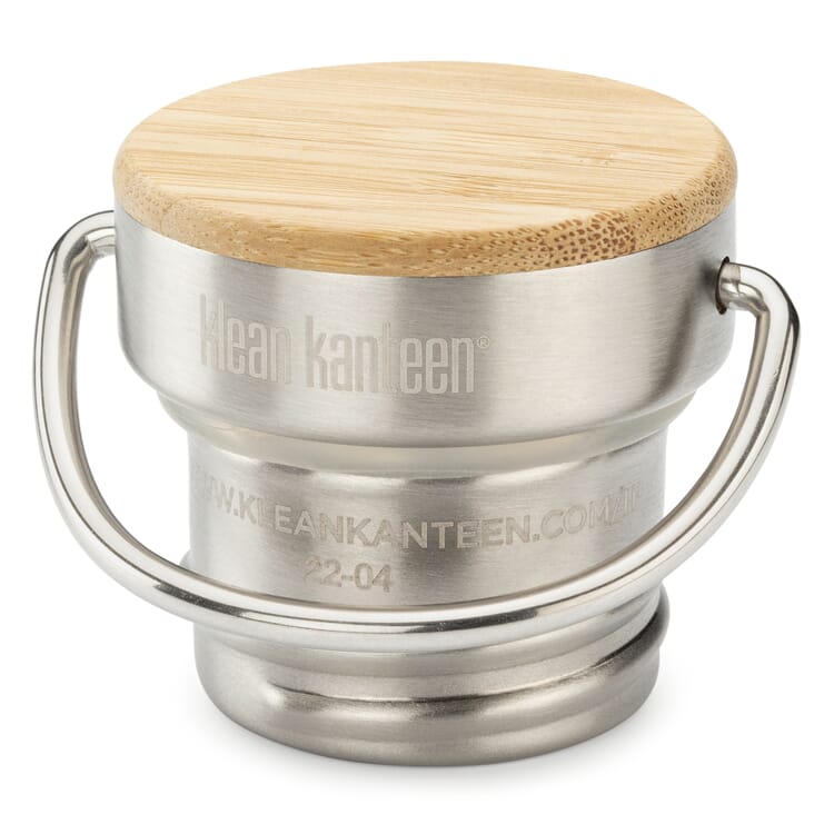 Bouchon de rechange Klean Kanteen, Couvercle en bambou 4,4 cm