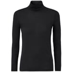 Pull à col roulé pour femmes Noir