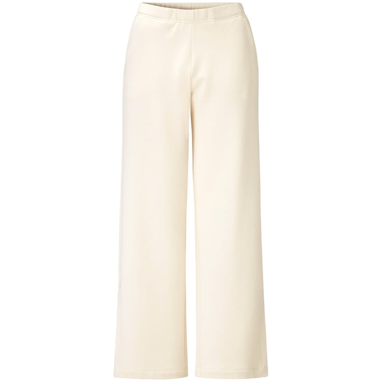 Pantalon en coton pour femmes Braguette, Blanc naturel