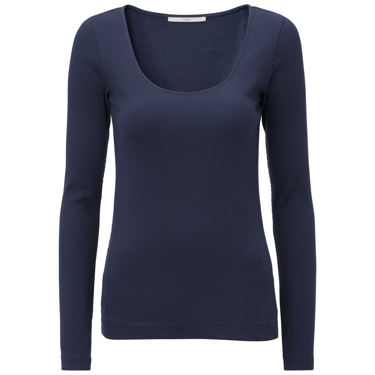 Ladies long sleeve shirt, Dark blue | Manufactum