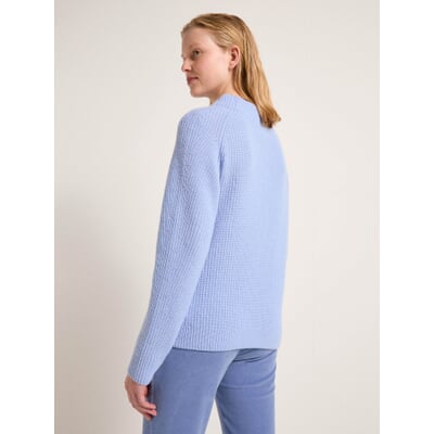 Dames gebreide trui Rib, Lichtblauw Manufactum