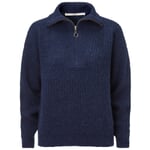 Ladies knitted royer Dark blue