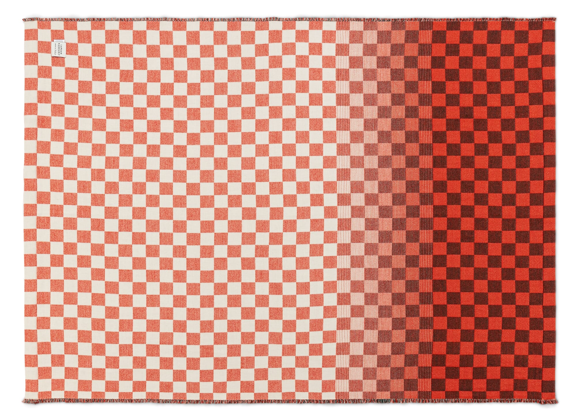 Merino wool blanket checkerboard, Red-Nature | Manufactum Merino wool blanket checkerboard, Red-Nature | Manufactum