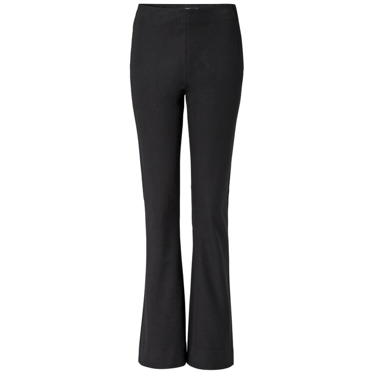 Ladies trousers with flared leg