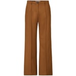 Pantalón marlene de lana virgen para señora Coñac
