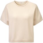 Pull-over en maille pour femme Blanc naturel