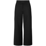 Culottes i bomuld/uld til damer Sort