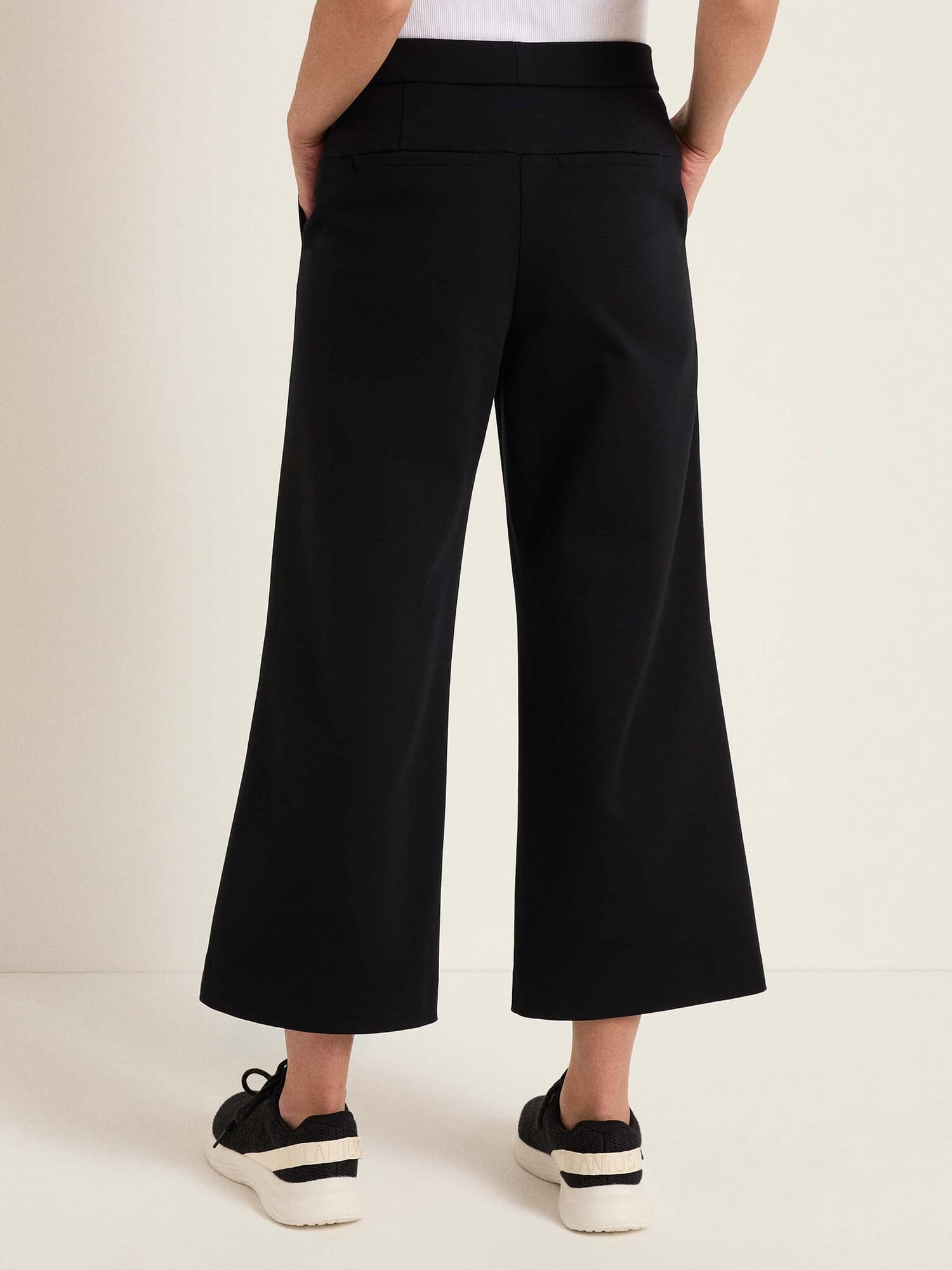 Khaki Elasticated Waist Pull On Culottes | Womens Trousers | Select Fashion  Online