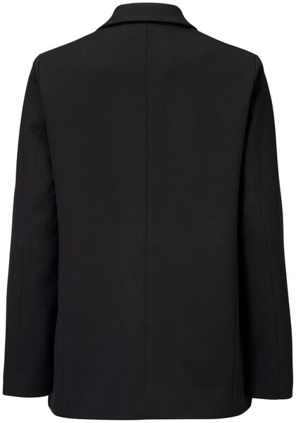 Dames blazer katoen wol Zwart