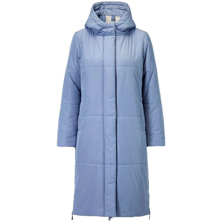 Manteau matelassé pour femmes, Bleu moyen
