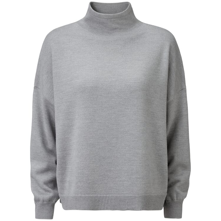 Ladies stand-up collar sweater