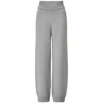 Ladies knit pants Grey melange