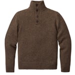 Men knitted royer Brown melange