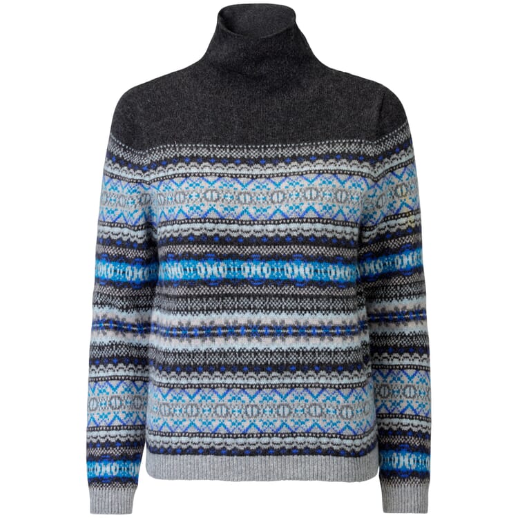 Pull à motifs pour femmes, Anthracite