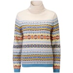 Ladies sweater patterned Beige