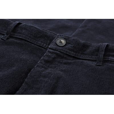 Manufactum Men\'s Dark | blue pants, corduroy