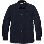 Men's corduroy shirt Dark blue