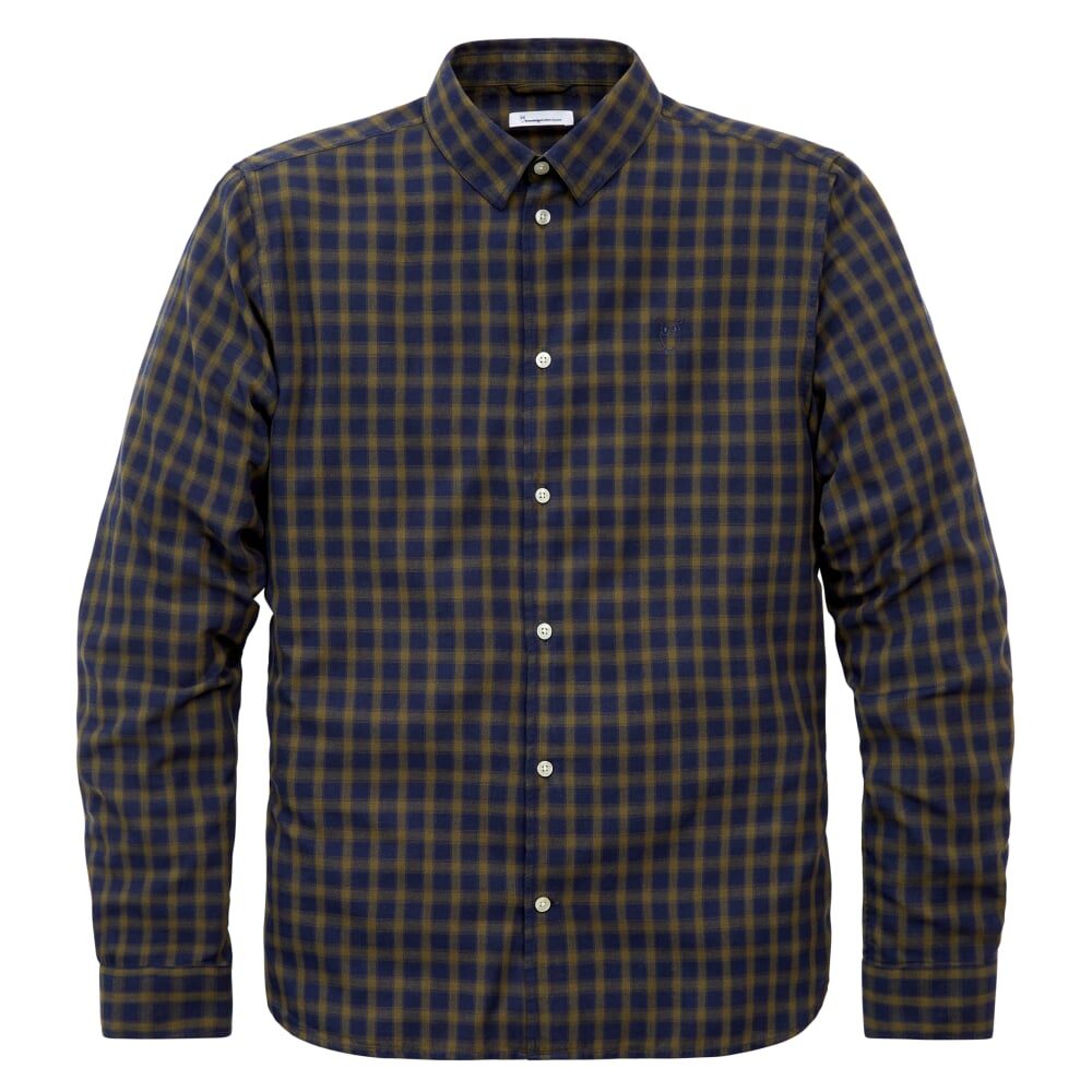 Men shirt plaid, Dark blue | Manufactum