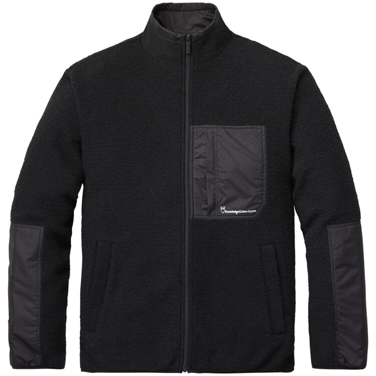 Men's fleece jacket, Black