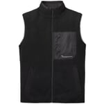 Heren fleece vest Zwart