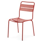 Chaise Wallis Rouge de signalisation RAL 3001