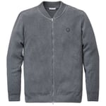 Men's piqué jacket Dark gray