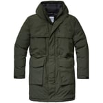 Parka d'hiver pour hommes Vert foncé