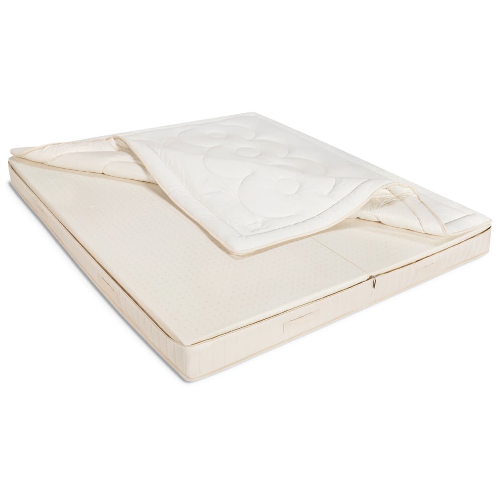 Naturlatex-Matratze 160 × 200 cm, mittelfest / mittelfest | Manufactum