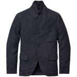 Veste pour homme col montant Bleu noir